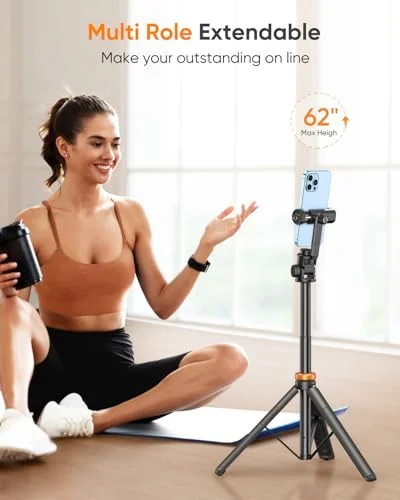 EUCOS 62″ Phone Tripod Review: The Ultimate Stand for iPhone & Android