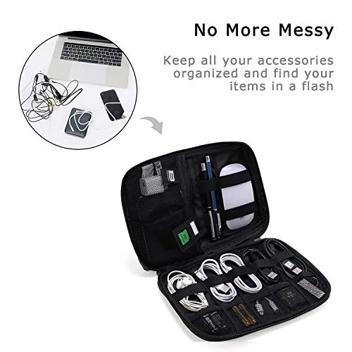 BAGSMART Travel Case Review: The Ultimate Small Cord Organizer for Tech Essentials