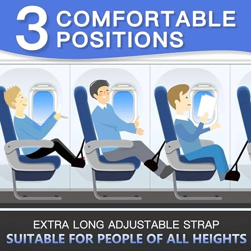 2-Pack Airplane Travel Footrest Hammock Review: Comfort on Long Flights