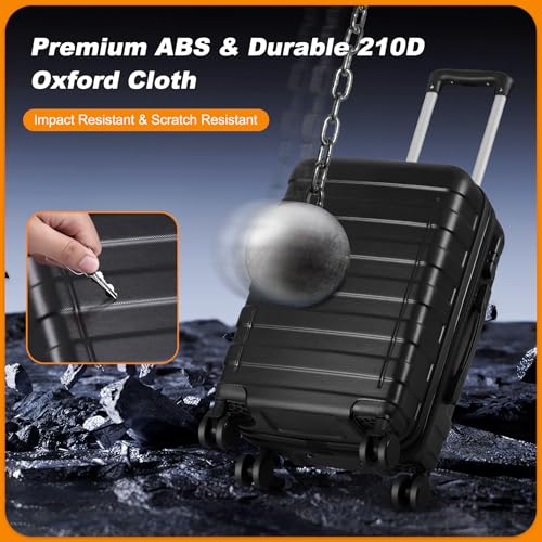 SUPER DEAL 21 Inch Carry On Luggage Review: Durable & Travel-Ready Spinner Suitcase