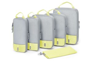 BAGSMART Compression Packing Cubes Review (6-Set): Serious Space Savings for Carry-On-Only Travel