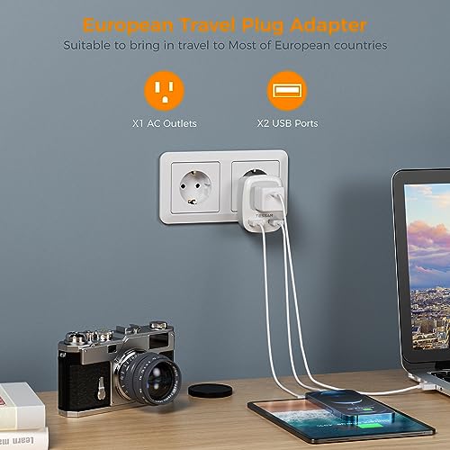 TESSAN European Travel Plug Adapter Review: Essential for EU Trips?