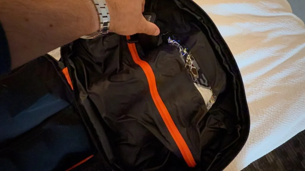 Black Voyage Vacuum Sealed Packing Backpack
