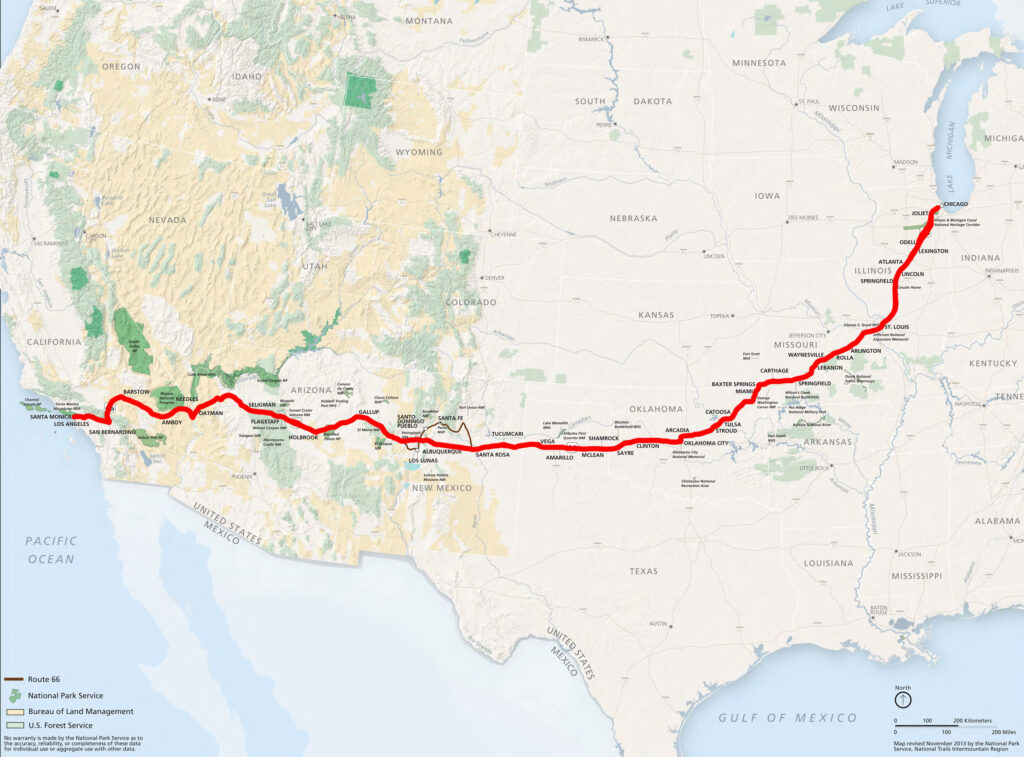 Route 66 100 year travel guide