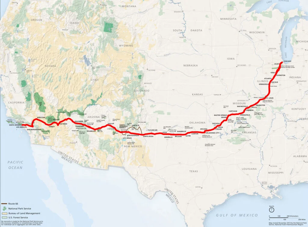 Route 66 100 year travel guide