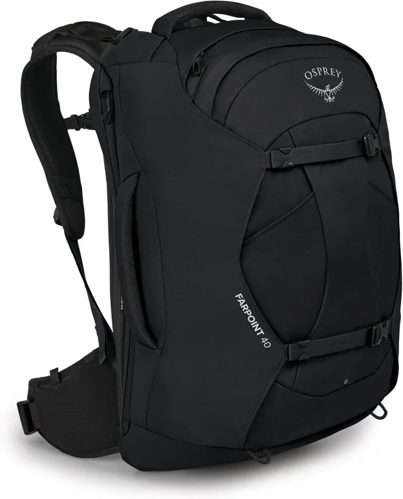 Osprey Farpoint 40L men's travel backpack black carry-on